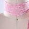 2 Yards Carnation Pink Floral Scallops Banding Stretch Elastic Lace Trim Soft Stretch Lace for Apparel